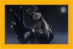 Картина в раме - Женщина кошка (Catwoman) Картина в раме - Женщина кошка (Catwoman)