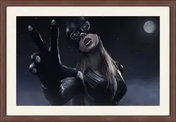 Картина в раме - Женщина кошка (Catwoman) Картина в раме - Женщина кошка (Catwoman)