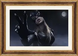 Картина в раме - Женщина кошка (Catwoman) Картина в раме - Женщина кошка (Catwoman)