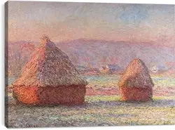 Постер на подрамнике - Haystacks Постер на подрамнике - Haystacks