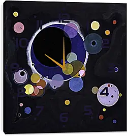 Часы картина - Several Circles Часы картина - Several Circles