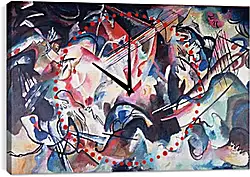 Часы картина - Composition VI Часы картина - Composition VI