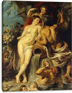 Постер на подрамнике - The Union of Earth and Water Постер на подрамнике - The Union of Earth and Water