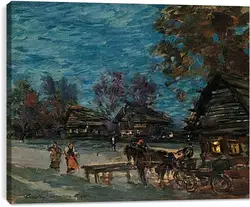 Постер на подрамнике - DARKENING EVENING Постер на подрамнике - DARKENING EVENING