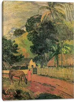 Постер на подрамнике - Le cheval sur le chemin Постер на подрамнике - Le cheval sur le chemin