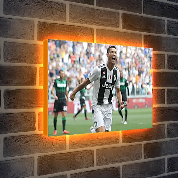 Лайтбокс световая панель - Juventus Ronaldo Лайтбокс световая панель - Juventus Ronaldo