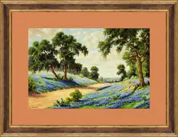 Картина в раме - Лес Картина в раме - Лес