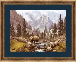 Картина в раме - Медведь Картина в раме - Медведь