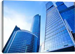 Постер на подрамнике - Москва Сити Постер на подрамнике - Москва Сити