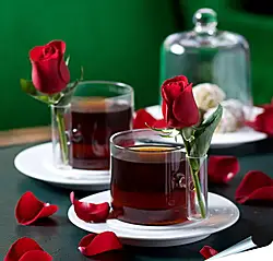 Плакат на стену - Чай и роза Плакат на стену - Чай и роза