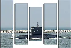 Модульная картина - Подводная лодка Модульная картина - Подводная лодка