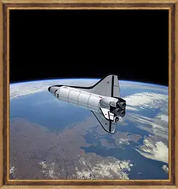 Картина в раме - Космический корабль Картина в раме - Космический корабль