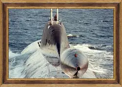 Картина в раме - Подводная лодка Картина в раме - Подводная лодка
