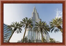 Картина в раме - Бурдж-Халифа Картина в раме - Бурдж-Халифа