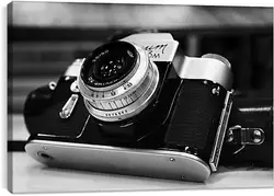Постер на подрамнике - Старый фотоаппарат Постер на подрамнике - Старый фотоаппарат