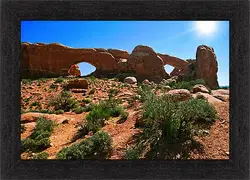 Картина в раме - Скалы Картина в раме - Скалы