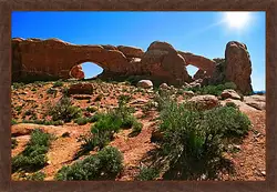 Картина в раме - Скалы Картина в раме - Скалы