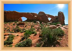 Картина в раме - Скалы Картина в раме - Скалы