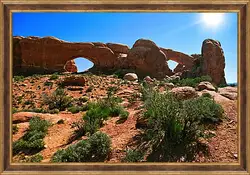 Картина в раме - Скалы Картина в раме - Скалы