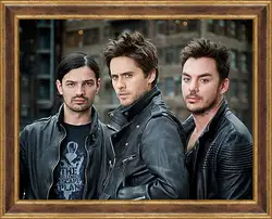 Картина в раме - Джаред Лето. 30 seconds to mars Картина в раме - Джаред Лето. 30 seconds to mars