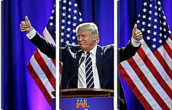 Модульная картина - Дональд Трамп Модульная картина - Дональд Трамп