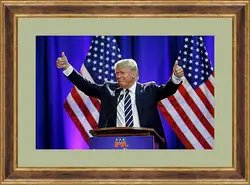 Картина в раме - Дональд Трамп Картина в раме - Дональд Трамп