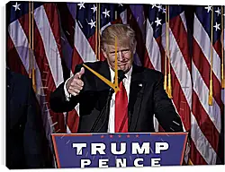 Часы картина - Дональд Трамп Часы картина - Дональд Трамп