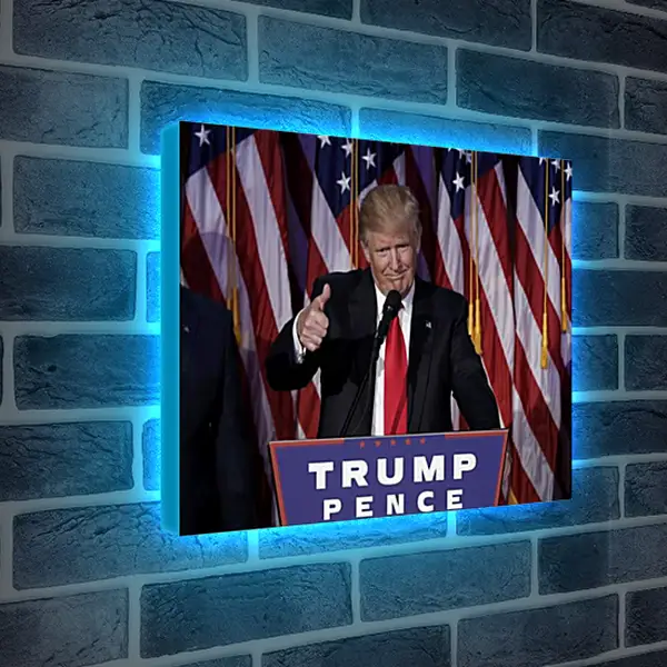 Лайтбокс световая панель - Дональд Трамп Лайтбокс световая панель - Дональд Трамп