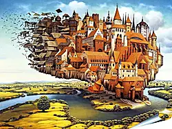Плакат на стену - Мир Яцека Йерки (Jacek Yerka) Плакат на стену - Мир Яцека Йерки (Jacek Yerka)