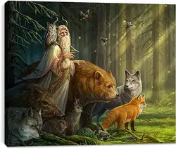 Постер на подрамнике - Хозяин леса Постер на подрамнике - Хозяин леса