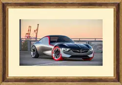 Картина в раме - Opel GT Concept (Опель) Картина в раме - Opel GT Concept (Опель)
