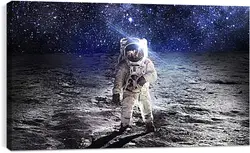 Постер на подрамнике - На неизведанной планете Постер на подрамнике - На неизведанной планете