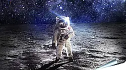 Плакат на стену - На неизведанной планете Плакат на стену - На неизведанной планете