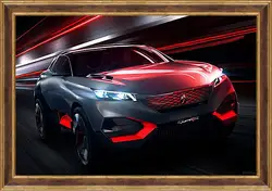 Картина в раме - Пежо (Peugeot quartz) Картина в раме - Пежо (Peugeot quartz)