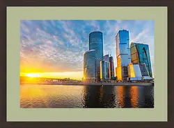 Картина в раме - Москва-сити Картина в раме - Москва-сити