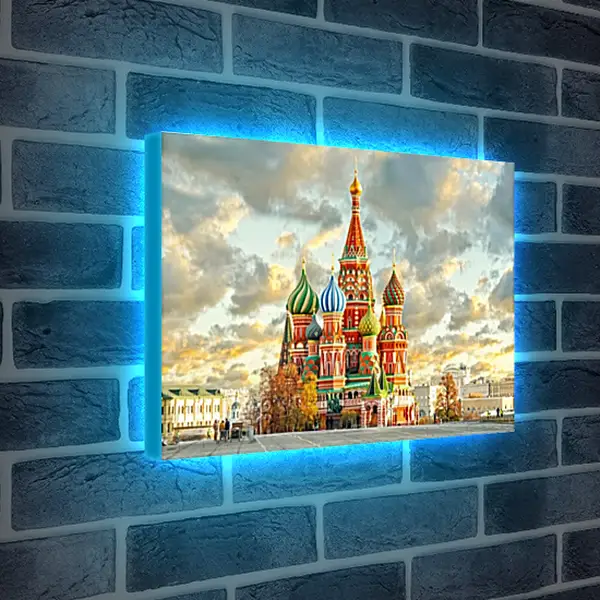Лайтбокс световая панель - Красочная Москва Лайтбокс световая панель - Красочная Москва