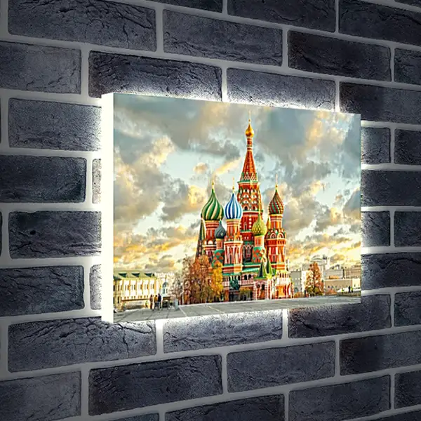 Лайтбокс световая панель - Красочная Москва Лайтбокс световая панель - Красочная Москва