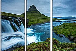 Модульная картина - Природа Исландии Модульная картина - Природа Исландии