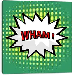 Постер на подрамнике - Wham Постер на подрамнике - Wham