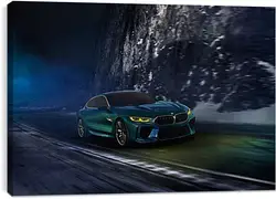 Постер на подрамнике - Новый автомобиль BMW Постер на подрамнике - Новый автомобиль BMW
