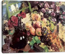 Постер на подрамнике - Wine and fruit Постер на подрамнике - Wine and fruit