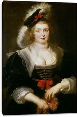 Постер на подрамнике - Portrait of Helene Fourment Постер на подрамнике - Portrait of Helene Fourment