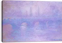 Постер на подрамнике - мост Ватерлоо Waterloo bridge Постер на подрамнике - мост Ватерлоо Waterloo bridge