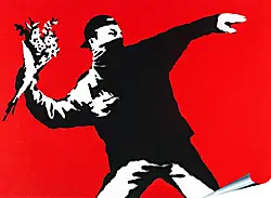 Плакат на стену - Бэнкси Плакат на стену - Бэнкси