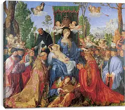 Постер на подрамнике - Rosenkranzaltar. Альбрехт Дюрер
Постер на подрамнике - Rosenkranzaltar. Альбрехт Дюрер