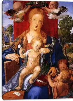 Постер на подрамнике - Madonna with the Siskin. Альбрехт Дюрер
Постер на подрамнике - Madonna with the Siskin. Альбрехт Дюрер