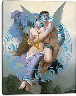 Часы картина - The Abduction of Psyche - Похищение Психеи. Адольф Вильям Бугро
Часы картина - The Abduction of Psyche - Похищение Психеи. Адольф Вильям Бугро