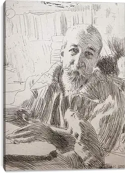 Постер на подрамнике - Anatole France. Андерс Цорн
Постер на подрамнике - Anatole France. Андерс Цорн