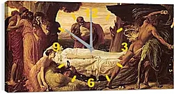 Часы картина - Hercules Wrestling with Death. Барон Фредерик Лейтон
Часы картина - Hercules Wrestling with Death. Барон Фредерик Лейтон
