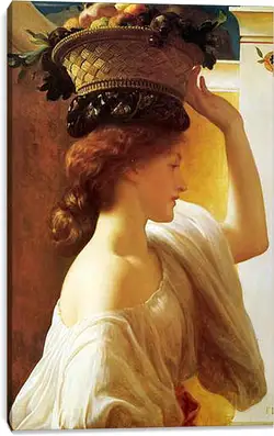 Постер на подрамнике - Eucharis A Girl with a Basket of Fruit. Барон Фредерик Лейтон
Постер на подрамнике - Eucharis A Girl with a Basket of Fruit. Барон Фредерик Лейтон